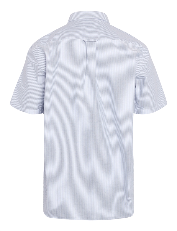 Klitmøller Collective Mikkel Striped Shirt - White/Navy